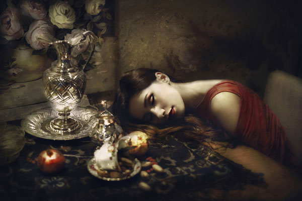 Photograph Kemal Kamil Akca Silver Sleep And Pomegranate Flower on One Eyeland